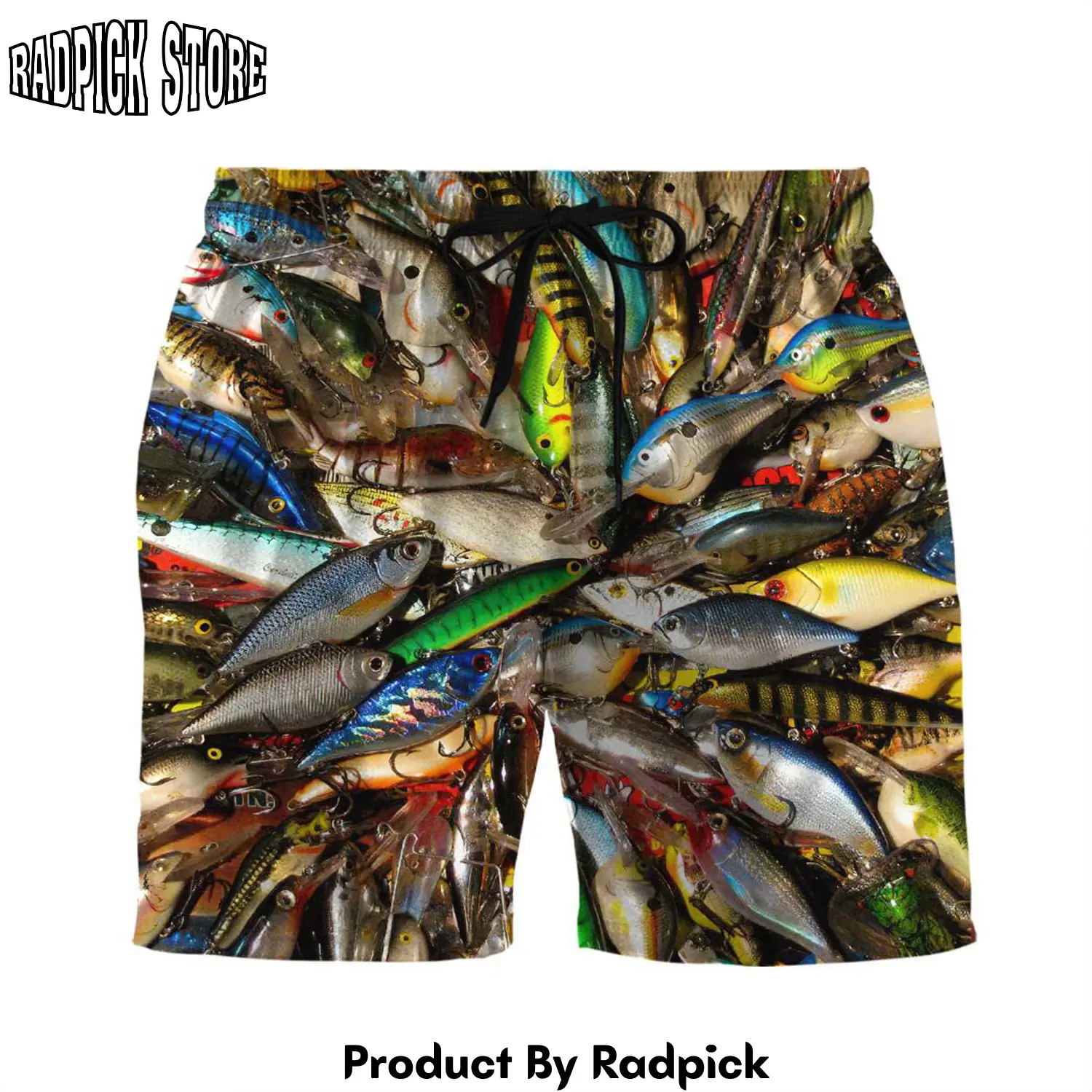 Radpick 3d fishing baits stainless steal shorts rp631804